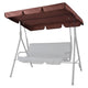 TheLAShop Outdoor Patio Swing Canopy Replacement 65x47in Image