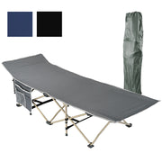 TheLAShop Folding Cot with Carry Bag Hiking Camping Bed Image