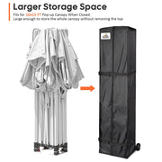 TheLAShop 10x15 Pop Up Canopy Rolling Storage Bag 15x11x64" Image