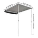 TheLAShop Car Awning 4' 7" x 6' 7" Rear Side Roof Rack Awning Shade Image