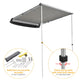 TheLAShop Car Awning 4' 7" x 6' 7" Rear Side Roof Rack Awning Shade Image