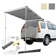 TheLAShop Car Awning 4' 7" x 6' 7" Rear Side Roof Rack Awning Shade Image