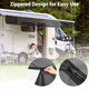 TheLAShop RV Awning Shade Screen with Zipper 10'Wx6'H Trailer Mosquito Net Image