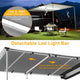 TheLAShop Car Awning with Light Rear Side SUV Awning 6' 7" x 4' 7" Image