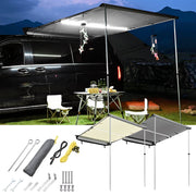 TheLAShop Car Awning with Light Rear Side SUV Awning 6' 7" x 4' 7" Image