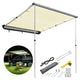 TheLAShop Car Awning with Light 8' 1" x 6' 7" SUV Side Awning, Beige Image