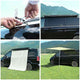 TheLAShop Car Awning with Light 8' 1" x 6' 7" SUV Side Awning Image