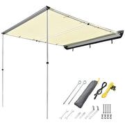 TheLAShop Car Awning with Light 8' 1" x 7' 1" SUV Side Awning Image