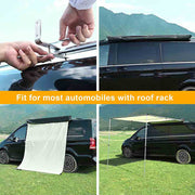 TheLAShop Car Awning with Light 8' 1" x 7' 1" SUV Side Awning Image