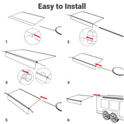 TheLAShop 14 foot Awning Fabric Replacement RV Slide Topper Image