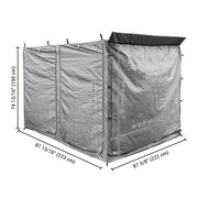 TheLAShop RV Awning Screen Room for Travel Trailer 8' 2" x 7' 7" Image