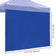 TheLAShop Canopy Sidewall Tent Walls 1080D 10x7ft(1pc./pack), Blue Image