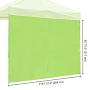 TheLAShop Canopy Sidewall Tent Walls 1080D 10x7ft(1pc./pack), Green Glow Image