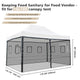 TheLAShop Netting for Pop Up Canopy 10x15 Food Service Vendor Side Screen Image