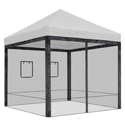 TheLAShop Netting for Pop Up Canopy 10x10 Food Service Vendor Side Screen Image