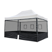 TheLAShop Netting for Pop Up Canopy 10x15 Food Service Vendor Side Panel Image