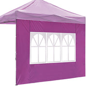 TheLAShop Canopy Tent Sidewall with Window 1080D 9'7"x6'8"(1pc./pack), Vivid Viola Image