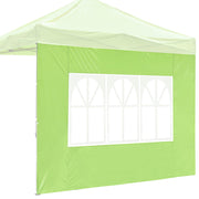 TheLAShop Canopy Tent Sidewall with Window 1080D 9'7"x6'8"(1pc./pack), Green Glow Image