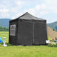 TheLAShop Canopy Sidewall Tent Walls with Window 1080D 10x7ft(1pc./pack) Image