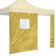 TheLAShop Sidewall with Door Window for 10x10 Canopy 1-pack, Mineral Yellow Image