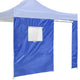 TheLAShop Sidewall with Door Window for 10x10 Canopy 1-pack, Blue Image