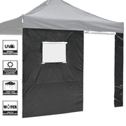 TheLAShop Sidewall with Door Window for 10x10 Canopy 1-pack Image