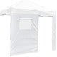 TheLAShop Sidewall with Door Window for 10x10 Canopy 1-pack, White Image