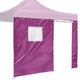 TheLAShop Sidewall with Door Window for 10x10 Canopy 1-pack, Vivid Viola Image