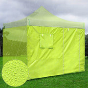 TheLAShop Sidewall with Door Window for 10x10 Canopy 1-pack, Green Glow Image