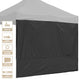 TheLAShop Canopy Sidewall Tent Walls 10x7ft UV50+ CPAI-84, Black Image