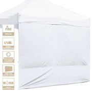 TheLAShop Canopy Sidewall Tent Walls 10x7ft UV50+ CPAI-84, White Image