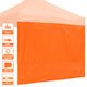 TheLAShop Canopy Sidewall Tent Walls 10x7ft UV50+ CPAI-84, Orange Image