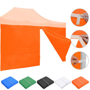 TheLAShop Canopy Sidewall Tent Walls with Zipper 15x7ft CPAI-84 Image