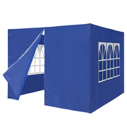 TheLAShop Canopy Sidewalls for 10x10 Pop up Canopy Tent, Blue Image