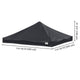 TheLAShop 10x10 EZ Pop Up Tent Canopy Replacement Top (9'7"x9'7"), Black Image