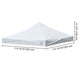 TheLAShop 10x10 EZ Pop Up Tent Canopy Replacement Top (9'7"x9'7"), White Image