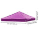 TheLAShop 10x10 EZ Pop Up Tent Canopy Replacement Top (9'7"x9'7"), Vivid Viola Image