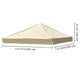 TheLAShop 10x10 EZ Pop Up Tent Canopy Replacement Top (9'7"x9'7"), Beige Image