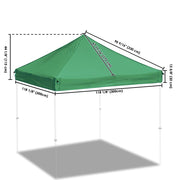 TheLAShop Pop Up Canopy Replacement Top 10x10 CPAI-84, Forest Green Image