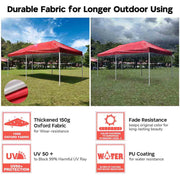 TheLAShop 10x20 EZ Pop Up Tent Canopy Replacement Top Image