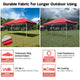 TheLAShop 10x20 EZ Pop Up Tent Canopy Replacement Top Image