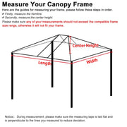 TheLAShop 10x20 EZ Pop Up Tent Canopy Replacement Top Image