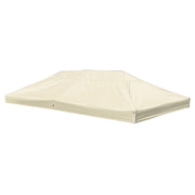 TheLAShop 10x20 EZ Pop Up Tent Canopy Replacement Top, Beige Image