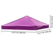 TheLAShop 10x10 EZ Pop Up Tent Canopy Replacement Top Image