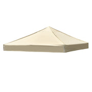 TheLAShop 10x10 EZ Pop Up Tent Canopy Replacement Top, Beige Image