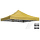 TheLAShop 10'x10' Pop Up Canopy Replacement Top Vent (9'7"x9'7"), Mineral Yellow Image