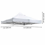 TheLAShop 10'x10' Pop Up Canopy Replacement Top Vent (9'7"x9'7") Image