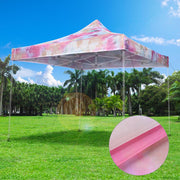 TheLAShop 10x10 Pop Up Canopy Replacement Tie-dyed Pink Image