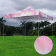 TheLAShop 10x10 Pop Up Canopy Replacement Tie-dyed Pink Image