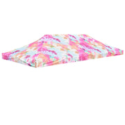 TheLAShop 10x20 Pop Up Canopy Replacement Tie-dyed Pink Image